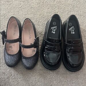 Art Class and Olive and Edie Black Dress Shoes for Kids